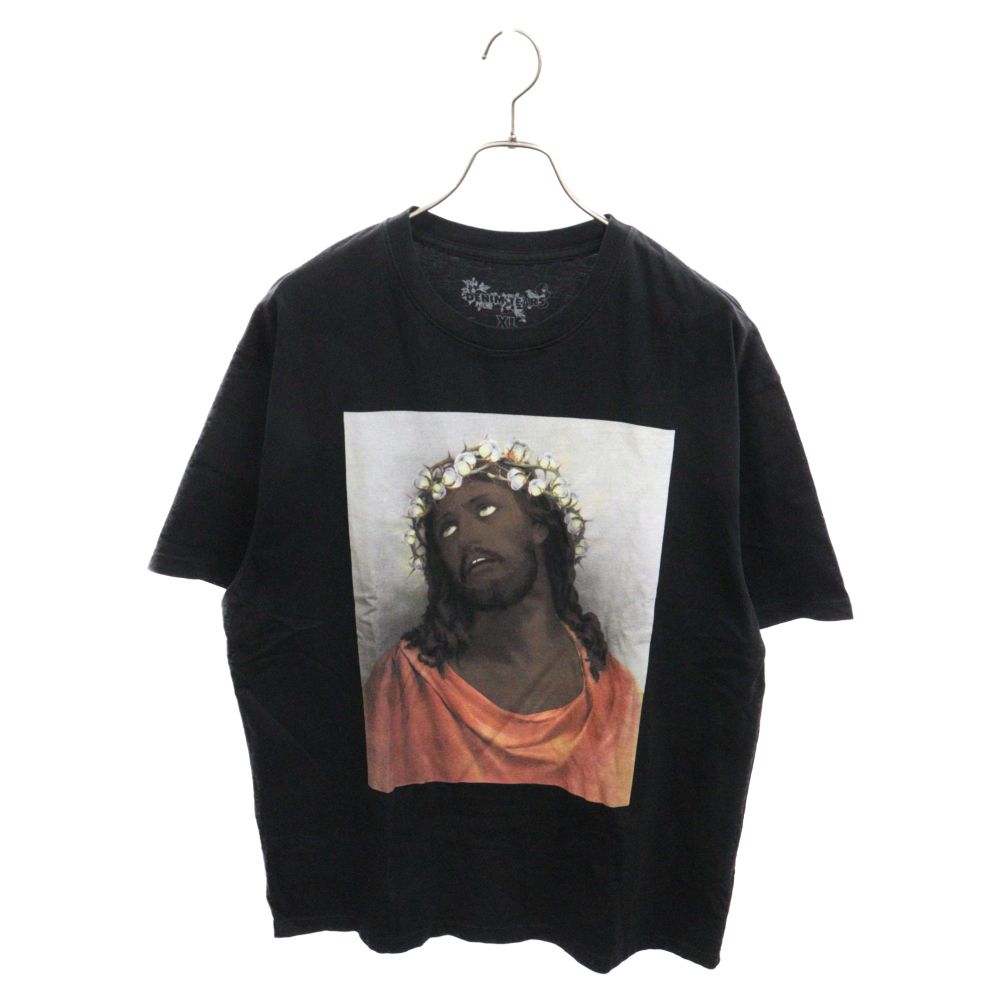 DENIM TEARS (デニムティアーズ) Crown Made of Cotton TEE クラウン メイド オブ 半袖Tシャツ ブラック