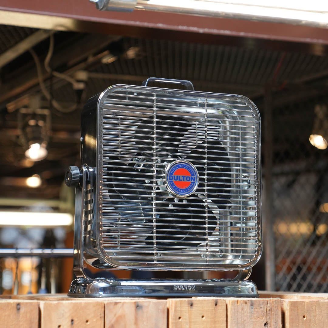 新品 サーキュレーター 扇風機 クロム ダルトン