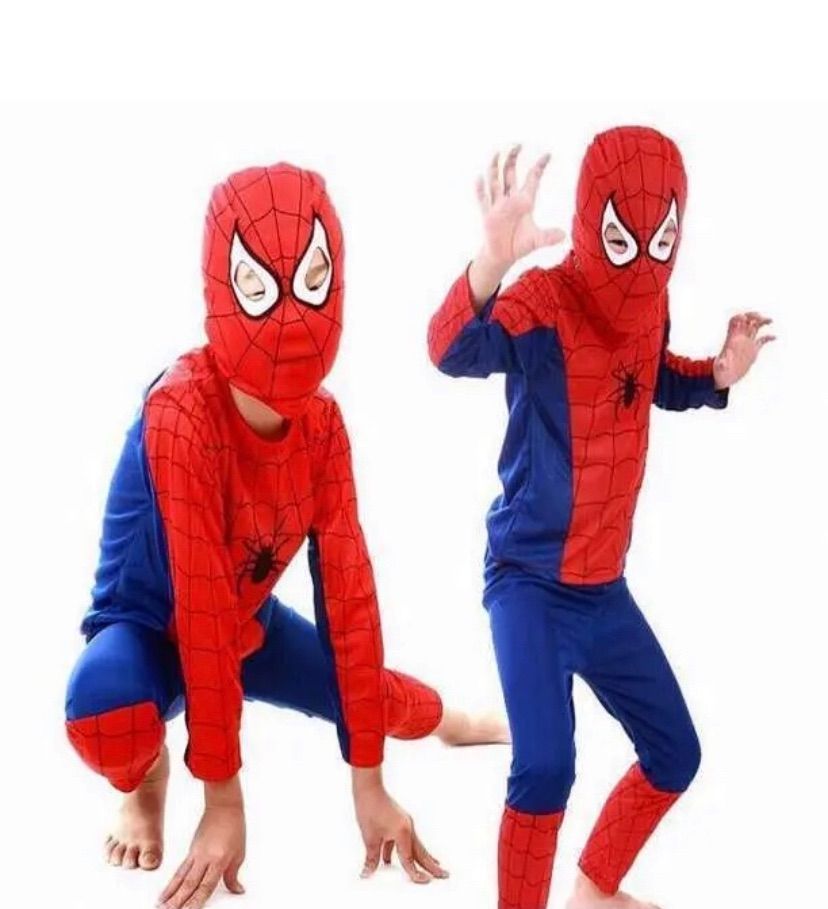 スパイダーマン キッズ コスプレ 100~125cm - メルカリ