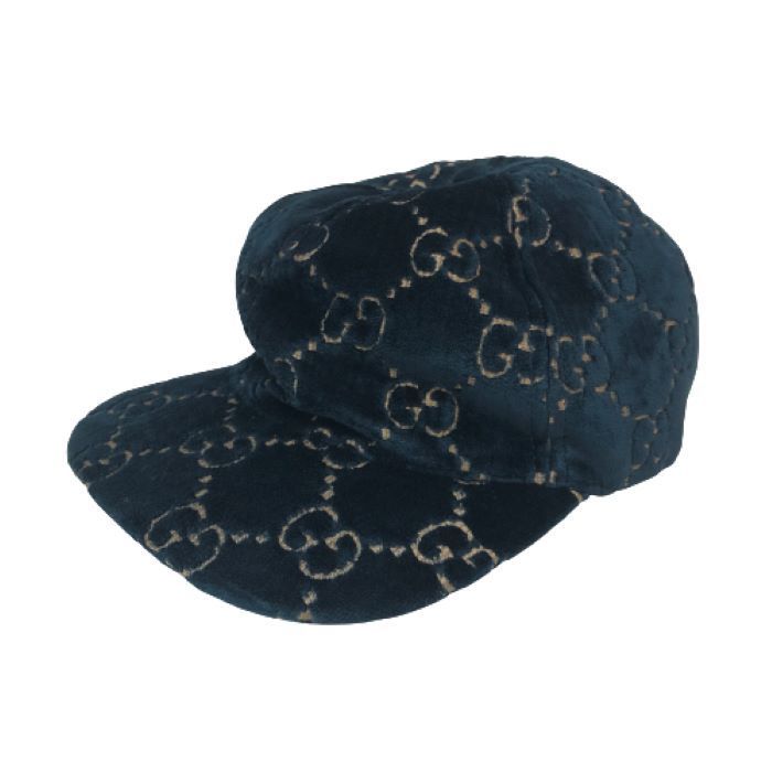 グッチ GUCCI GG VELVET BASEBALL CAP ベロア ベースボールキャップ ...