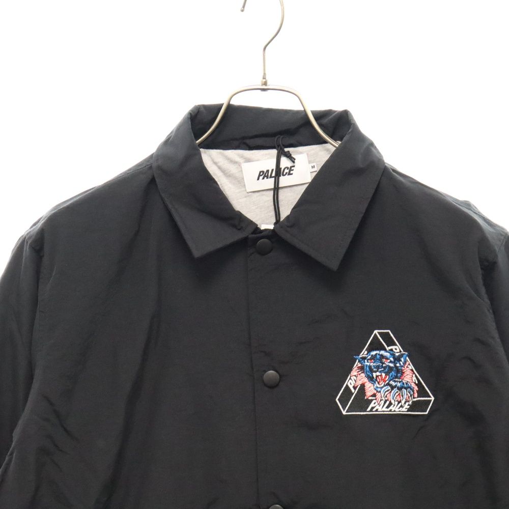 Palace Skateboards (パレススケートボーズ) RIPPED COACH JACKET パンサー コーチジャケット ロゴワッペン付き  ブラック - メルカリ