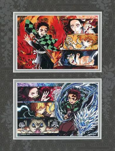 中古】雑貨 集合(原作柄＆アニメ柄) 特別イラストフレーム 「鬼滅の刃