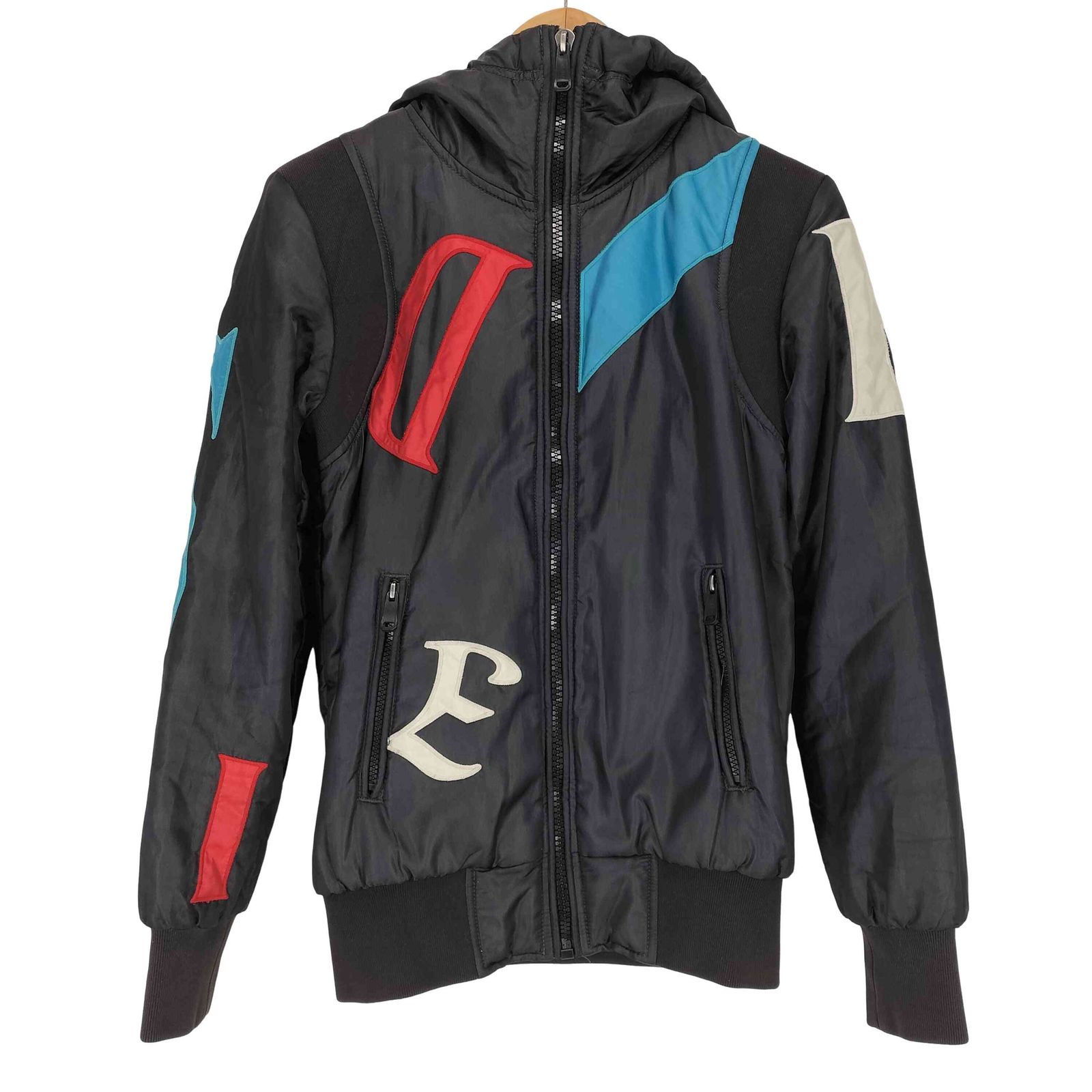 ディーゼル DIESEL 90～00S レターデザインジップ中綿ジャケット メンズ  XS