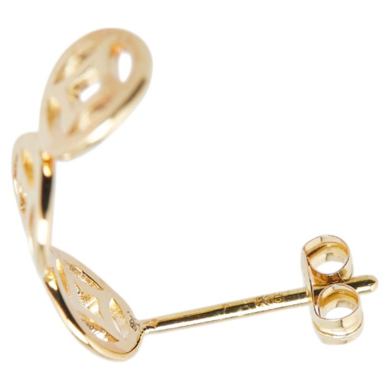 スタッドピアス K18YG イエローゴールド レディース【1-0210831  