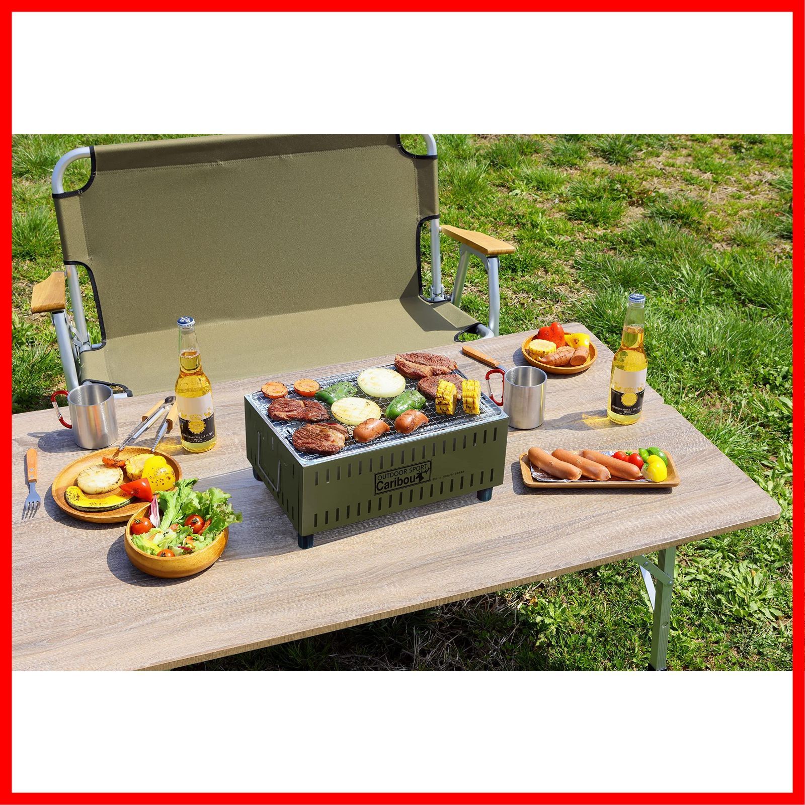 グリーンライフ(GREEN LIFE) 日本製 バーベキュー BBQ コンパクト