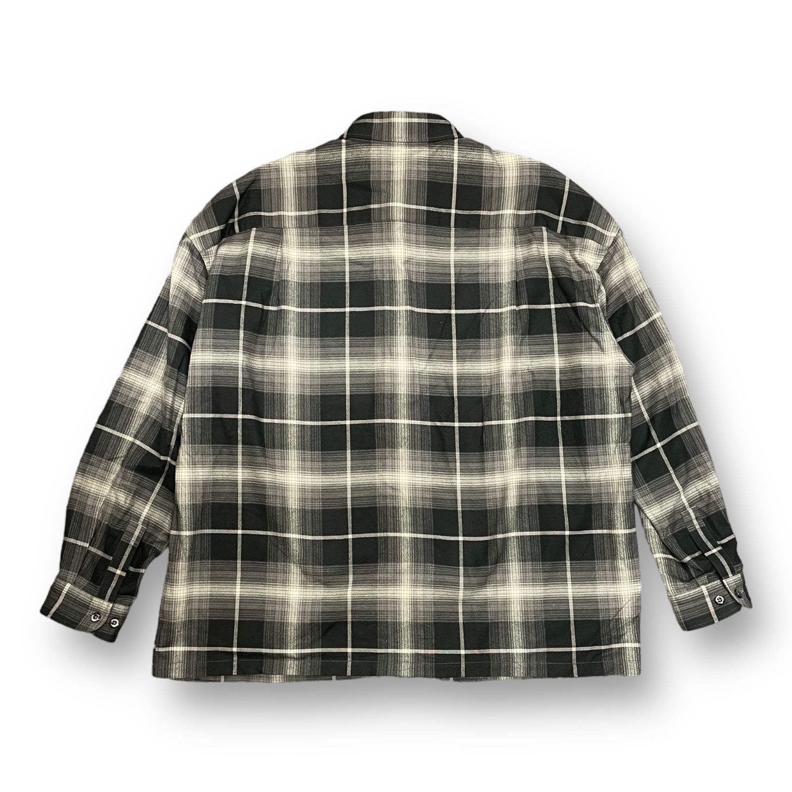 美品 COOTIE PRODUCTIONS 23SS R/C Ombre Check L/S Shirt オンブレ