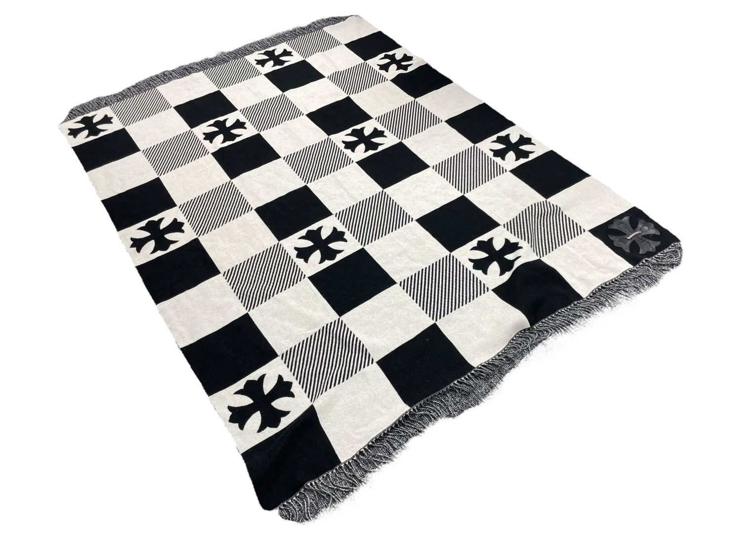 新品未使用 ChromeHearts クロムハーツ チェッカードカシミア