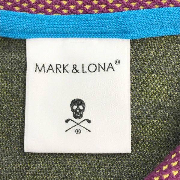 MARK&LONA マークアンドロナ 2022年モデル 半袖 ポロシャツ スカル 
