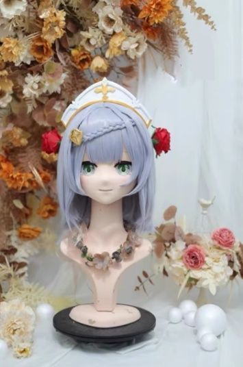 ★即納 ハーフマスク NO.141 ドール ロリータ コスプレ マスク 着ぐるみ ☆即納 ハーフマスク NO.141 ドール ロリータ コスプレ マスク