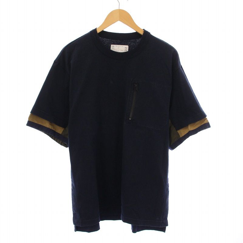 Sacai サカイマン　コンビネーション　切替半袖　3 size Sacai サカイマン コンビネーション 切替半袖 3 size トップス