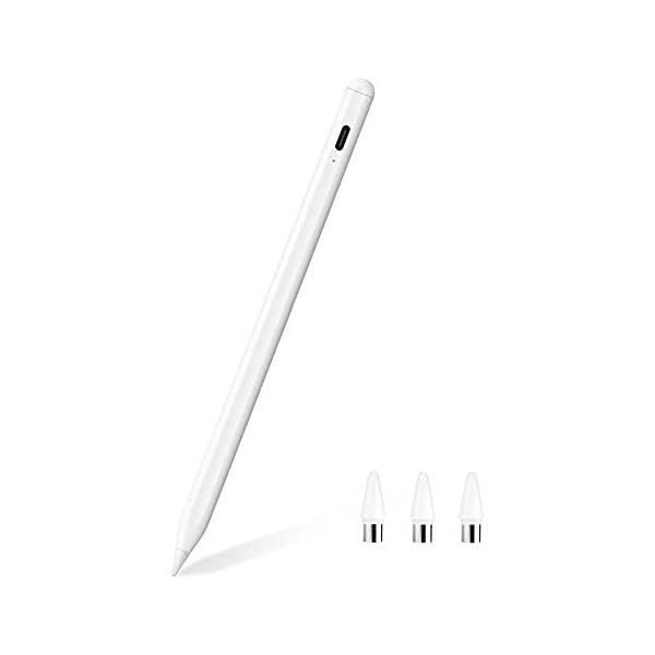 タッチペン KINGONEスタイラスペン iPad|スマホ|タブレット|iPhone対応 たっちぺん 磁気吸着機能対応 ipad ペン USB充電式