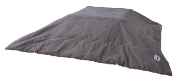 薄掛コタツ布団 正方形 W190×D190 グレー