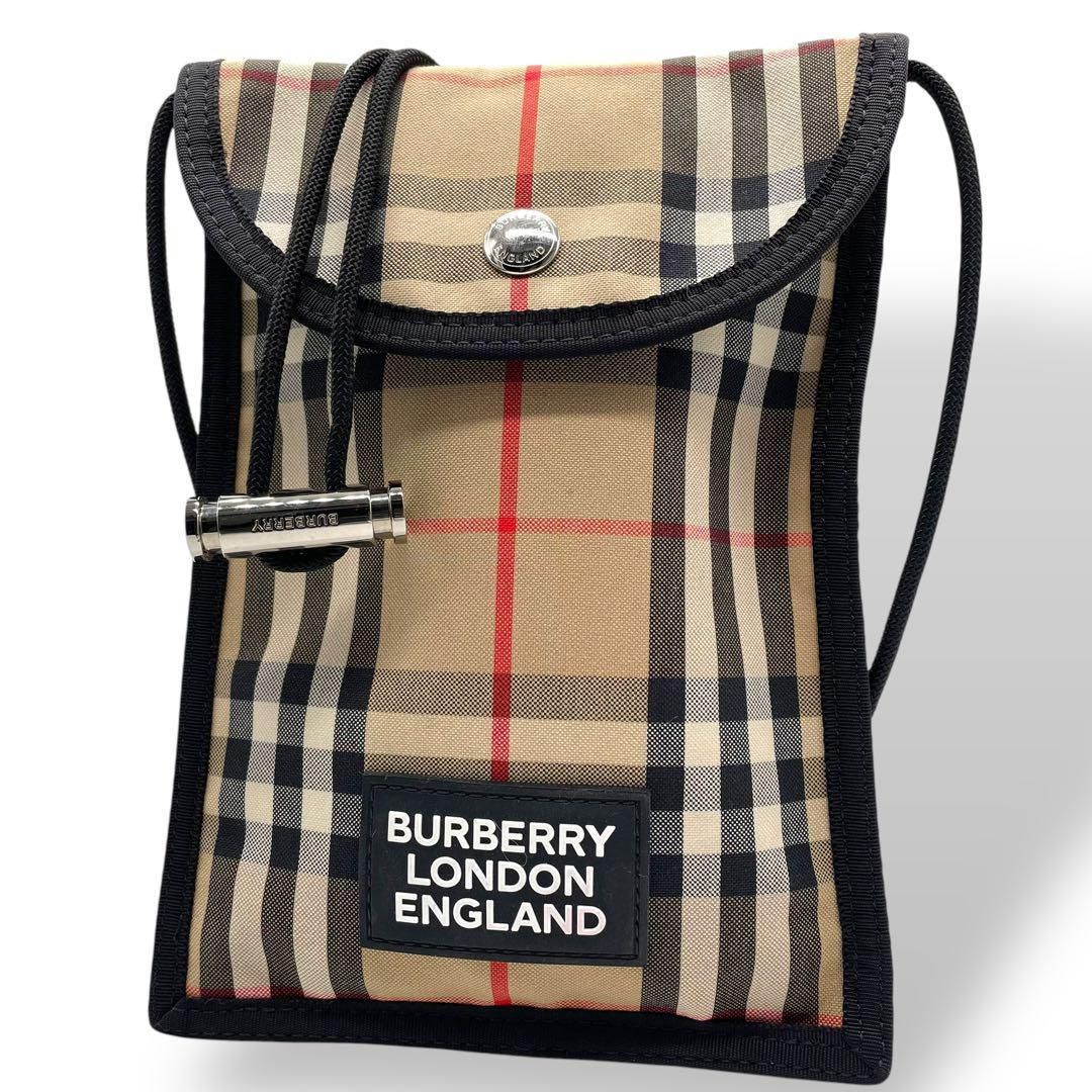 未使用級 BURBERRY バーバリー ショルダーバッグ ノバチェック