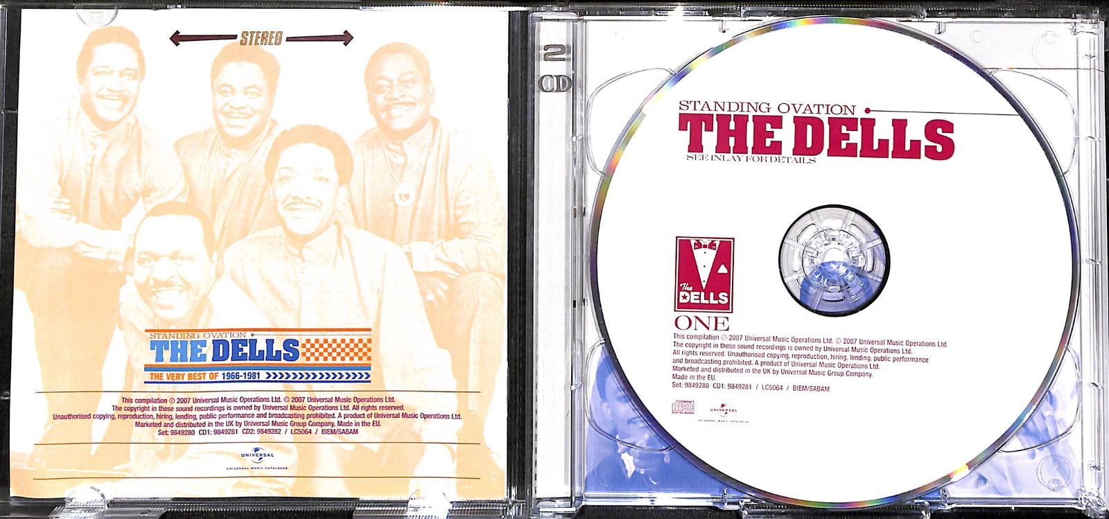 2CD】The Dells Standing Ovation (The Very Best Of 1966-1981