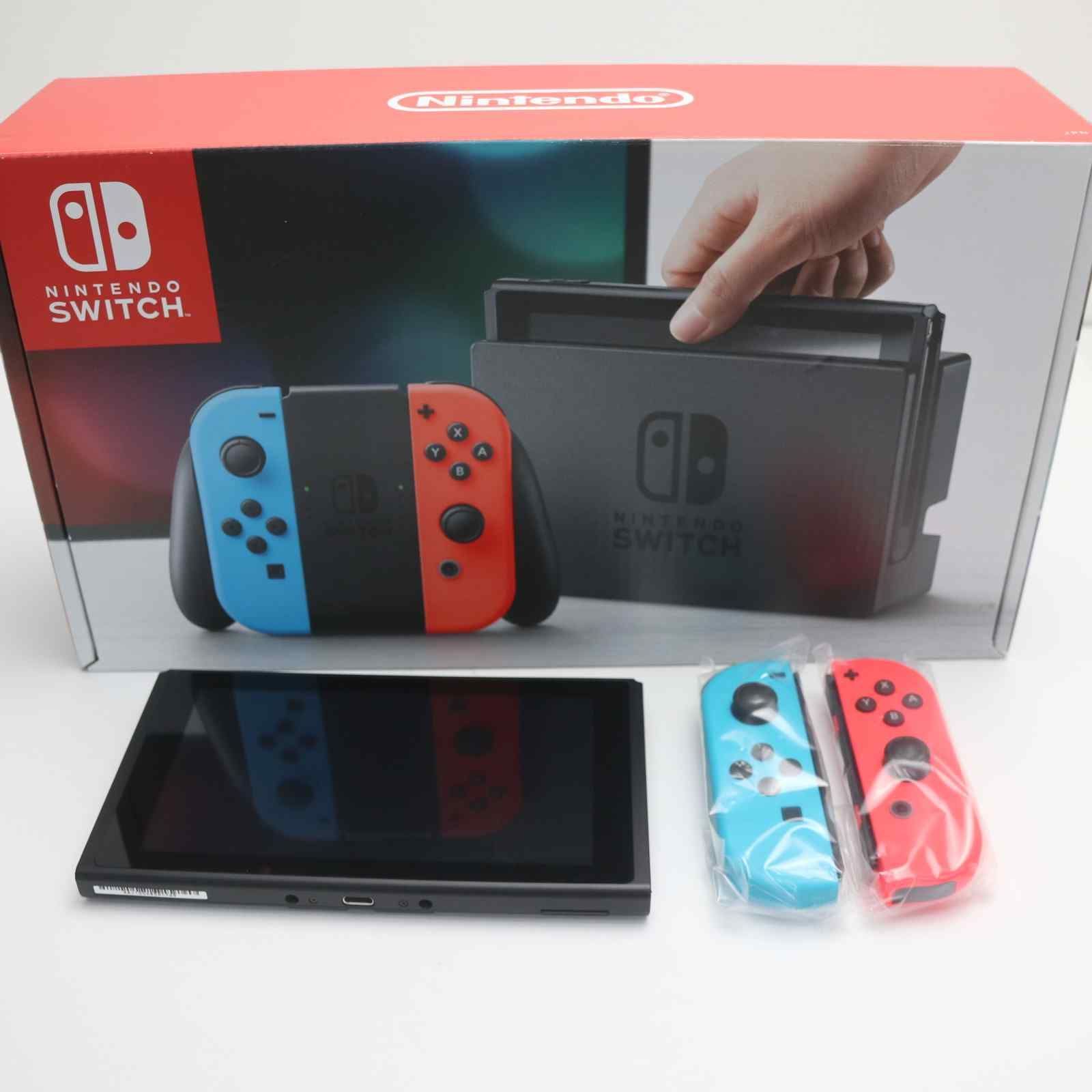 即日発送手配 新品 Nintendo Switch ネオンブルー/ネオンレッド - 家庭 
