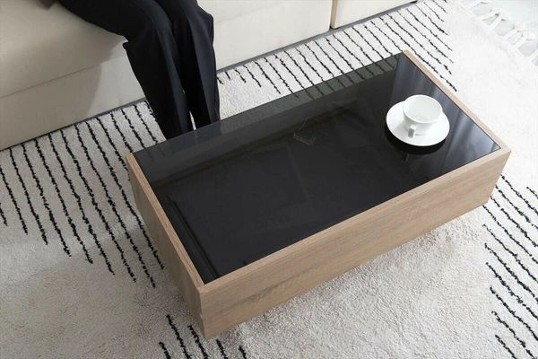 おしゃれ ガラス天板 センターテーブル 幅85cm 感 高みえ MARWIL-DEMENAGEMENTS_CH