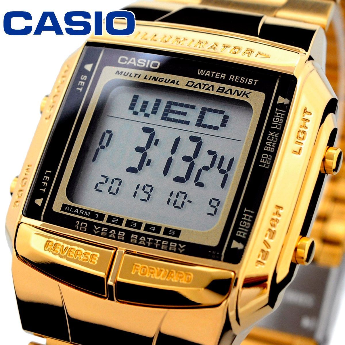 新品未使用　CASIOデータバンク　DB-360G-9  ゴールド 楽天市場】CASIO DATA-BANK（カシオ データバンク） DB360G-9A