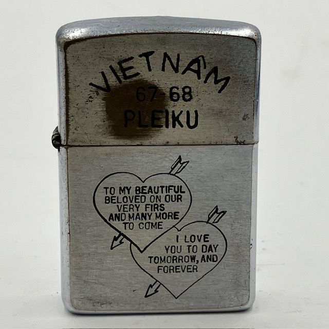 ZIPPO ベトナム 1967年前期 木にもたれる裸婦 ハートマーク