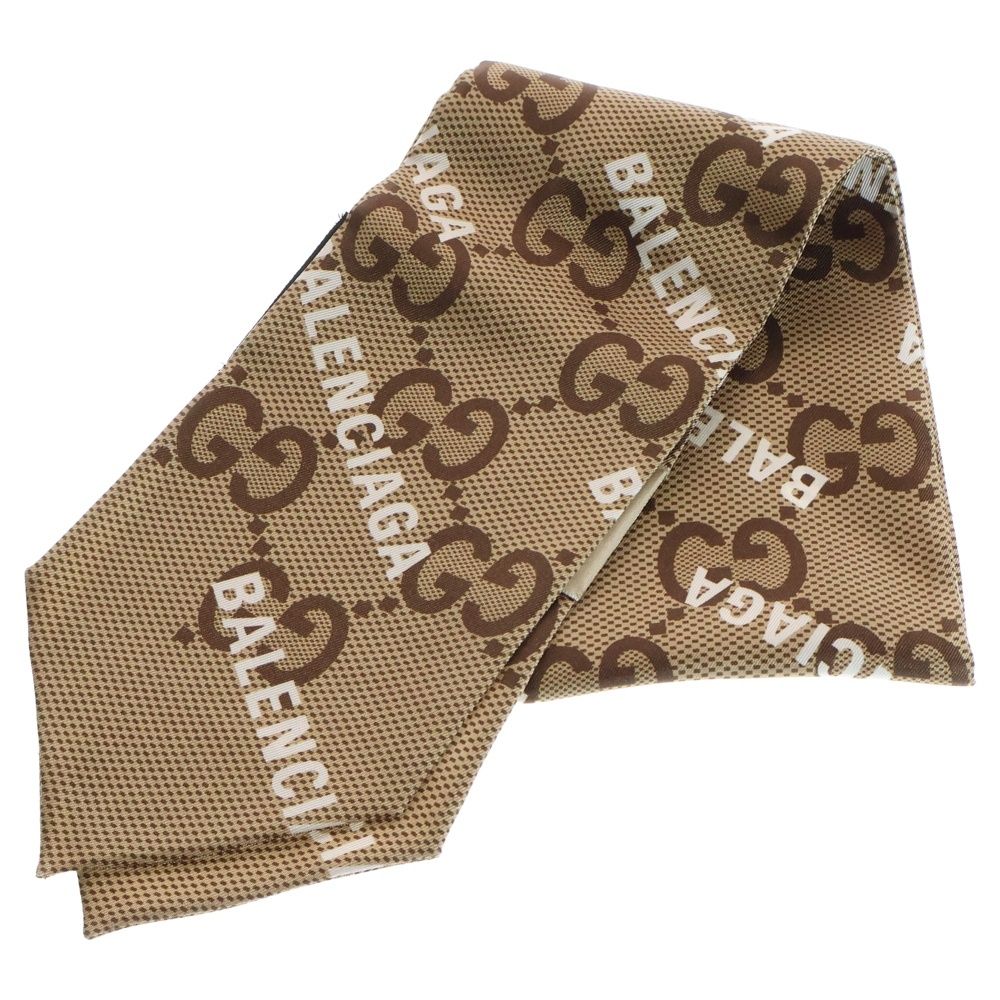 グッチ×バレンシアガザ シルク スカーフ GUCCI (グッチ) グッチ×バレンシアガ ザ ハッカー プロジェクト