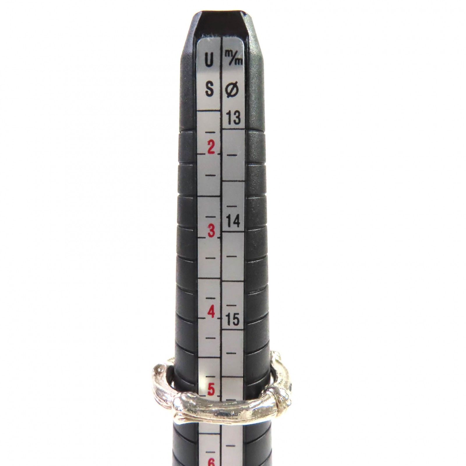 美品△TIFFANY&Co. ティファニー SV925 BAMBOO RING バンブー リング  