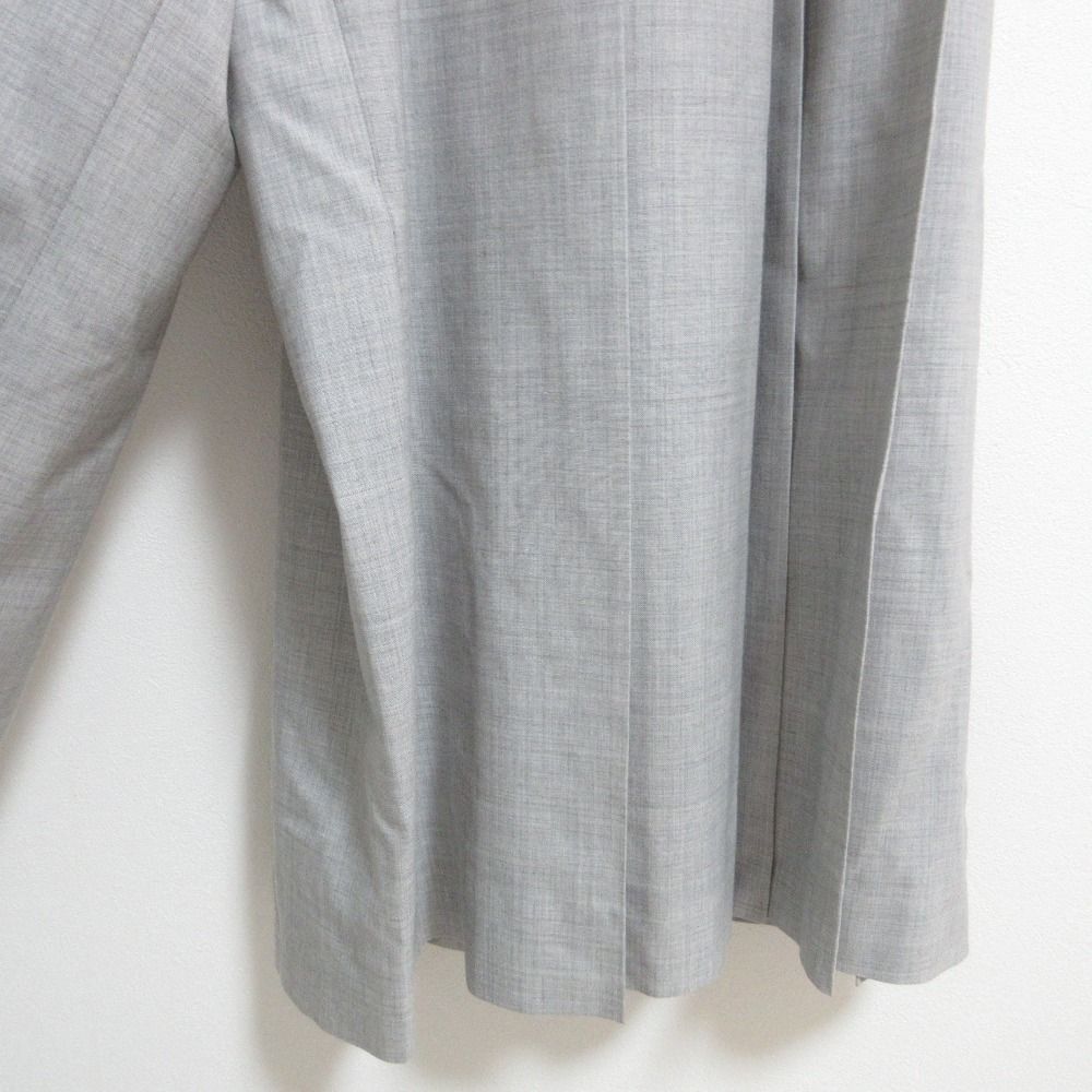 25SS COMME des GARCONS コムデギャルソン イージウエスト ウール袴パンツ プリーツワイドパンツ GO-P025 S グレー レディース 古着 DECORATOM_COM_BR