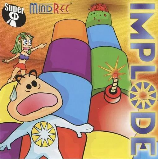 PCエンジンCDソフト 英語版 IMPLODE 同人ソフト 版本体動作可