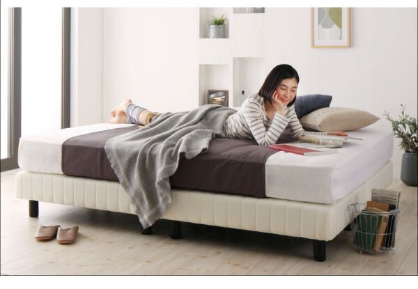 脚付きマットレスボトムベッド