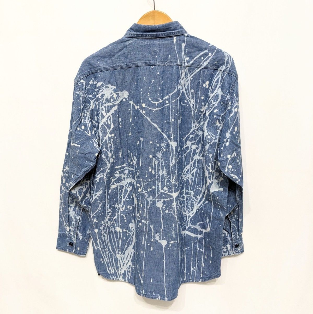 美品 22AW NEIGHBORHOOD ネイバーフッド BLEACH CHAMBRAY SHIRT LS