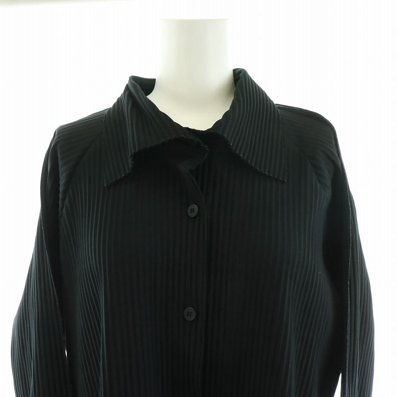 ISSEY えぐ MIYAKE me 黒 カーディガン ボレロ 