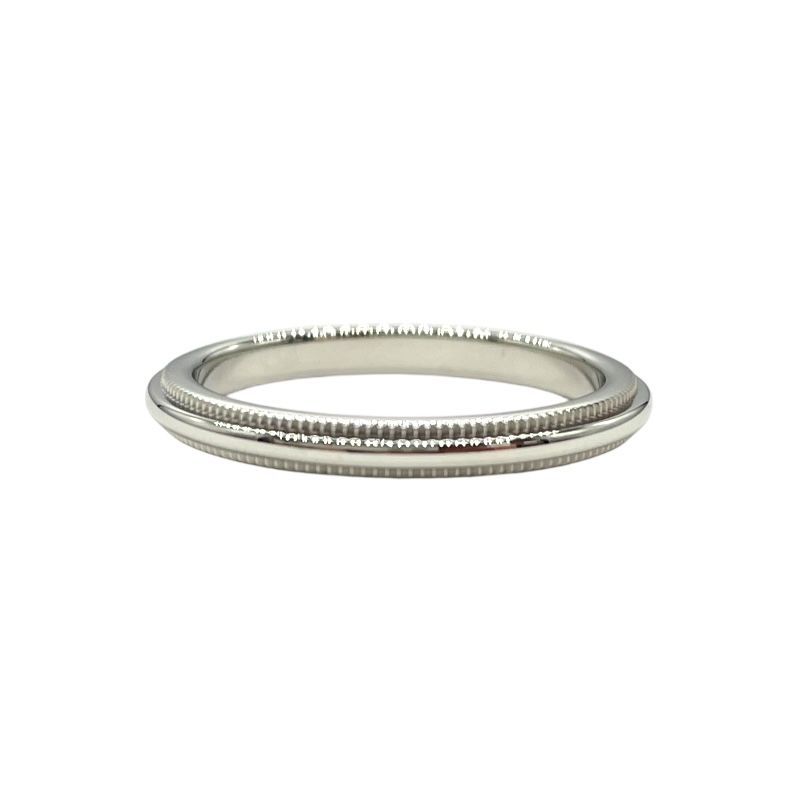 【最終出品】Tiffany & Co.プラチナ950 ミルグレインリング #17 楽天市場】ティファニー ミルグレイン バンド ペア リング・指輪