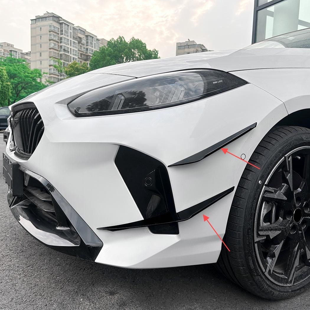 BMW F70 F74 Mスポーツ 2025 フロントサイドフィン スポイラー 外装パーツ エアロ ピアノブラック |5.10