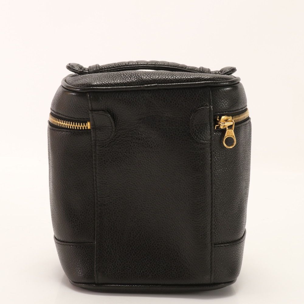 シャネル シリアルシール付 キャビア スキン ココマーク レザー  