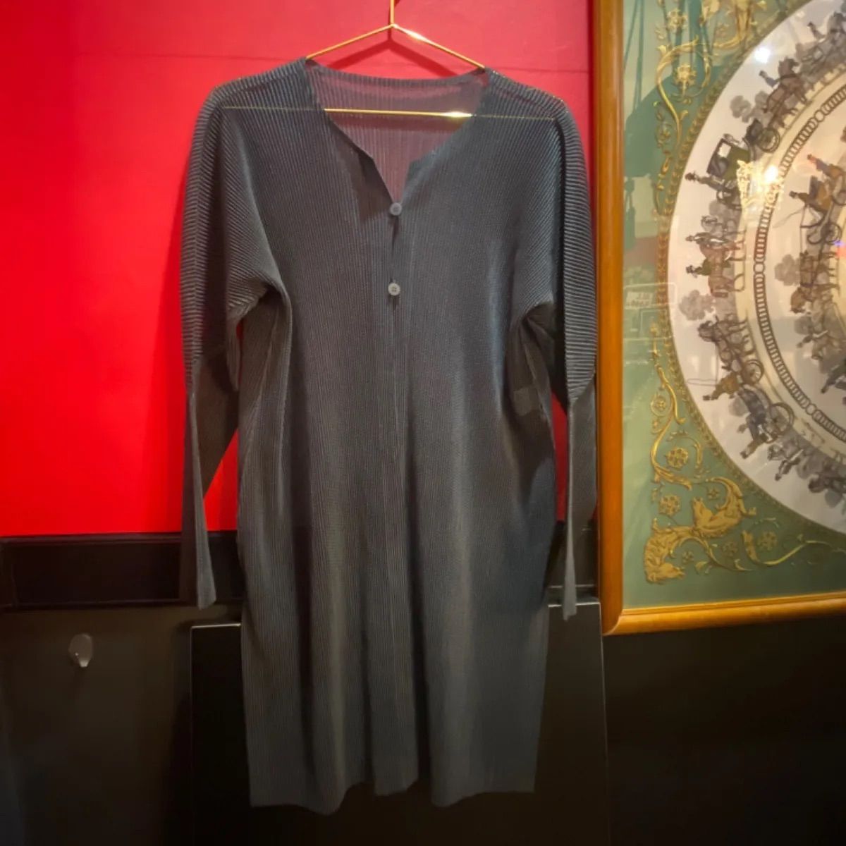⭐︎ISSEY MIYAKE イッセイミヤケ PLEATS PLEASE メッシュカーディガン 