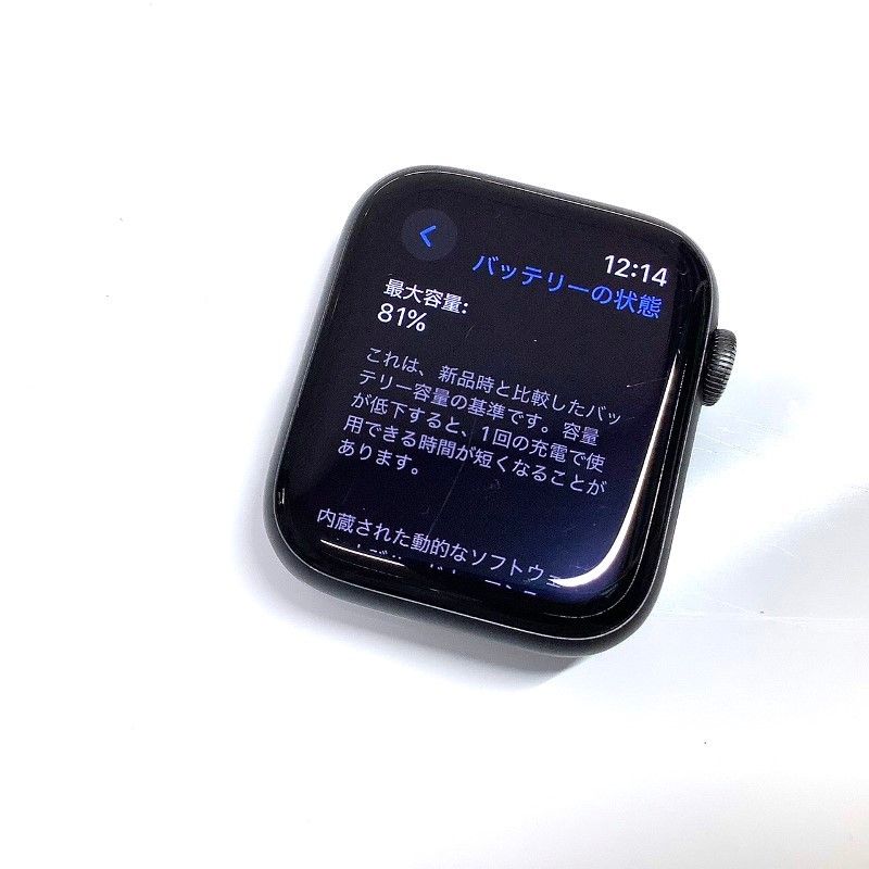 Apple Watch Series6 44mm GPSモデル 32GB ブラック M00H3J/A 通電  