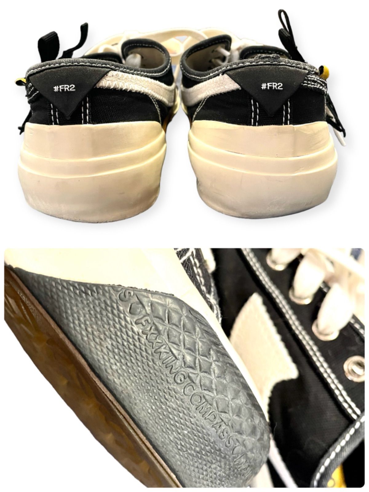 Compass×#FR2 Low sneakers スニーカー コラボ 限定 ブラック