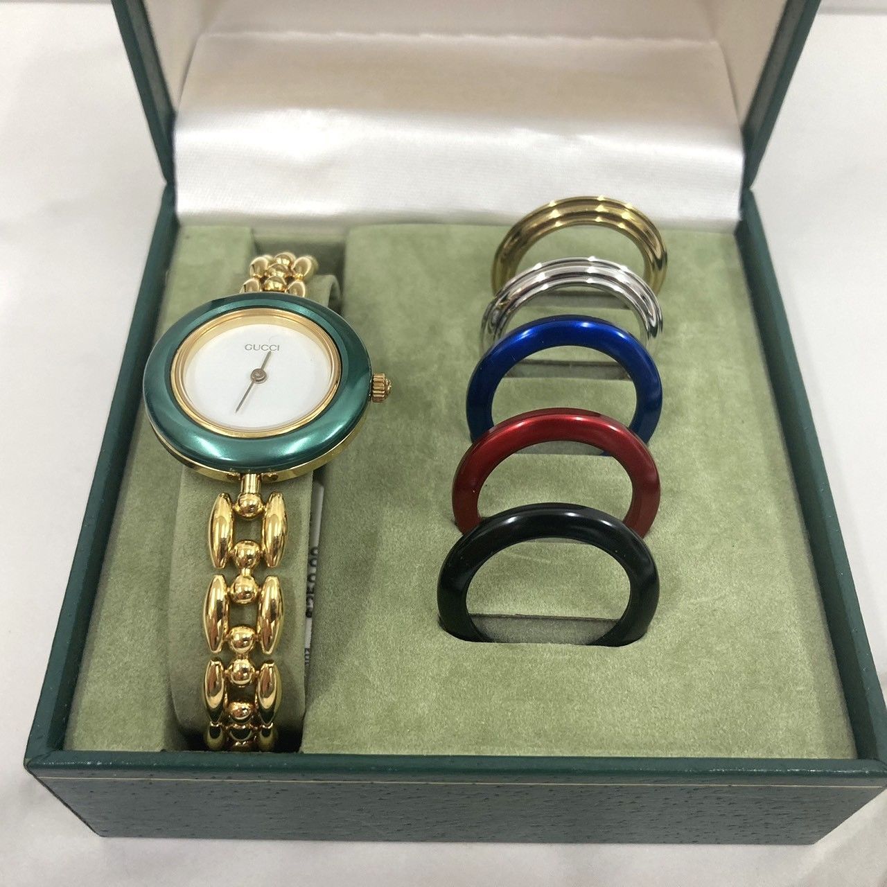 希少・正規】GUCCI 腕時計 チェンジベゼル 6色 11/12.2 ジャンク