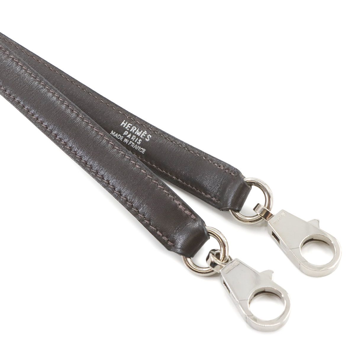 国内入手不可【HERMES】Silver金具 ショルダーストラップA-Strap 楽天市場】【美品】 エルメス ショルダーストラップ 105cm