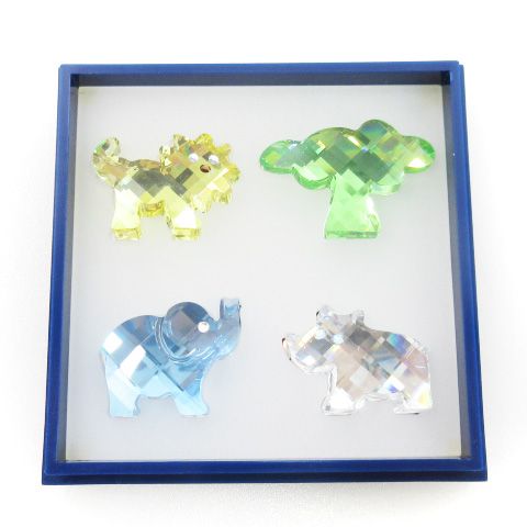 スワロフスキー　セット　動物 スワロフスキークリスタル動物置物セット