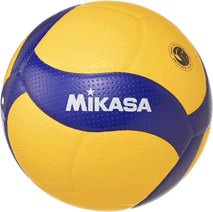 ミカサ(MIKASA) バレーボール 4号 日本バレーボール協会検定球 中学生・婦人用 イエロー/ブルー V400W 推奨内圧0.3(kgf/㎠)  ::42184