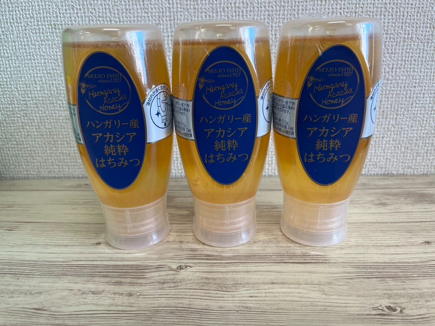 成城石井 アカシアはちみつ 500g×3個 ハンガリー産 純粋はちみつ 非加熱 天然蜂蜜 お徳用