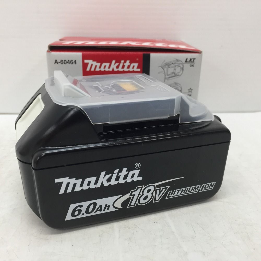 makita マキタ 18V 6.0Ah Li-ionバッテリ 残量表示付 雪マーク付 検品済 化粧箱入 BL1860B A-60464 未使用品  メルカリShops