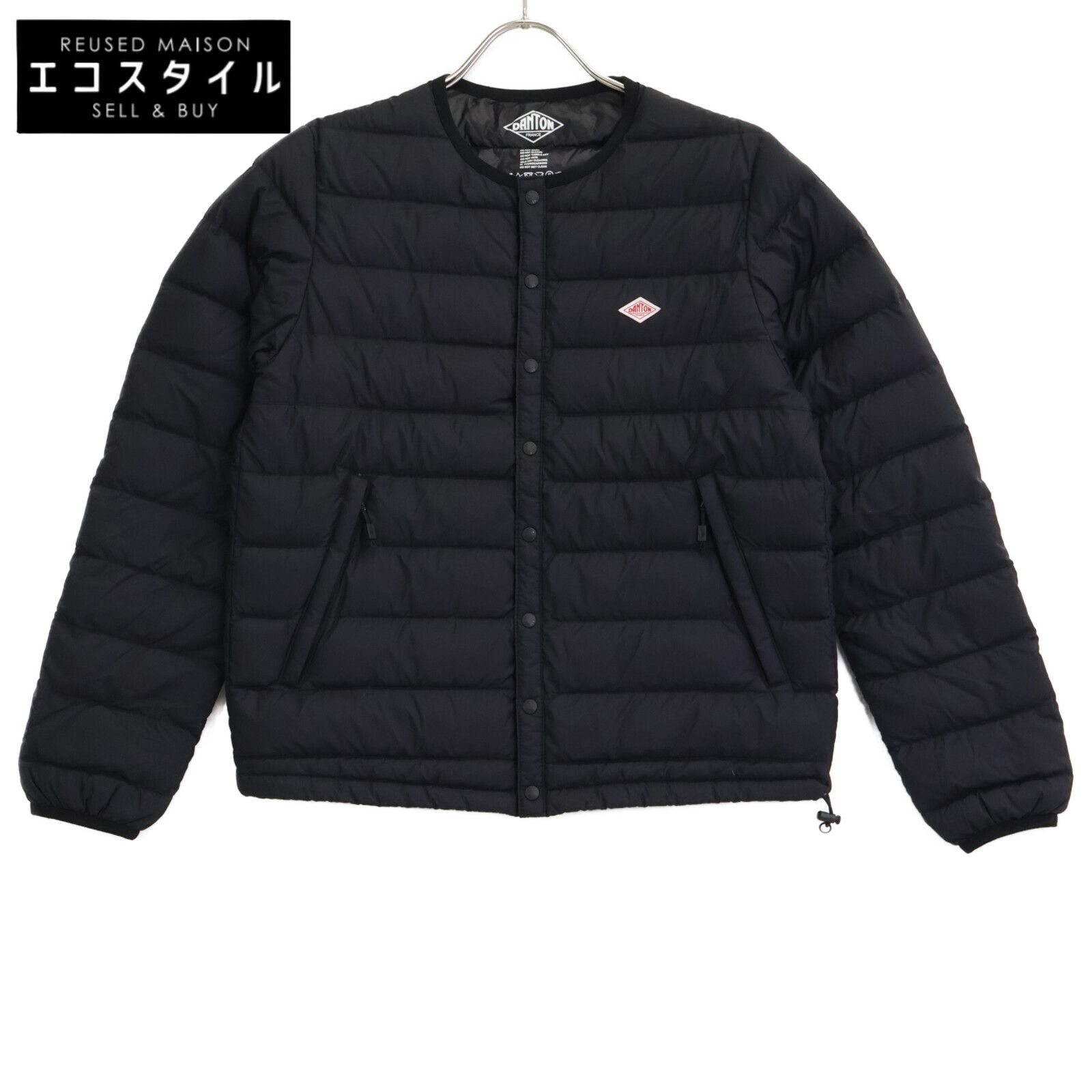 DANTON ダントン ダウンブルゾン ブラック