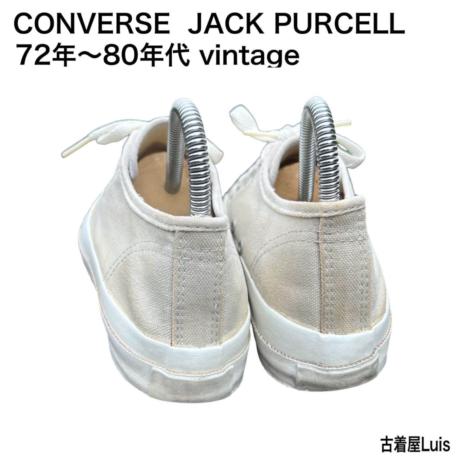 稀少 70s vintage USA製 コンバース JACK PURCELL ジャックパーセル