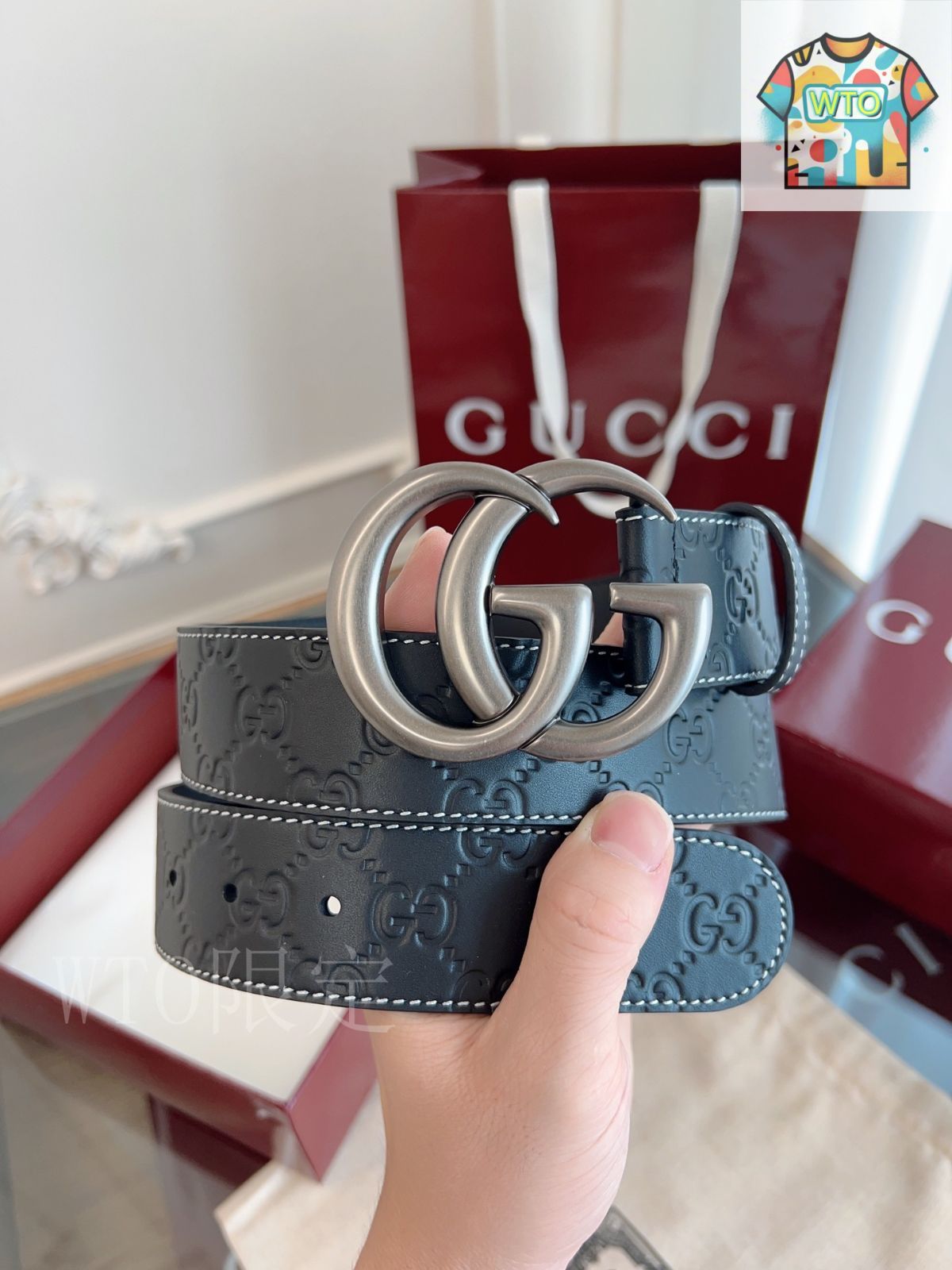GUCCI ベルト〜お値下げしました 812273_AAEBR_1141_002_100_0000