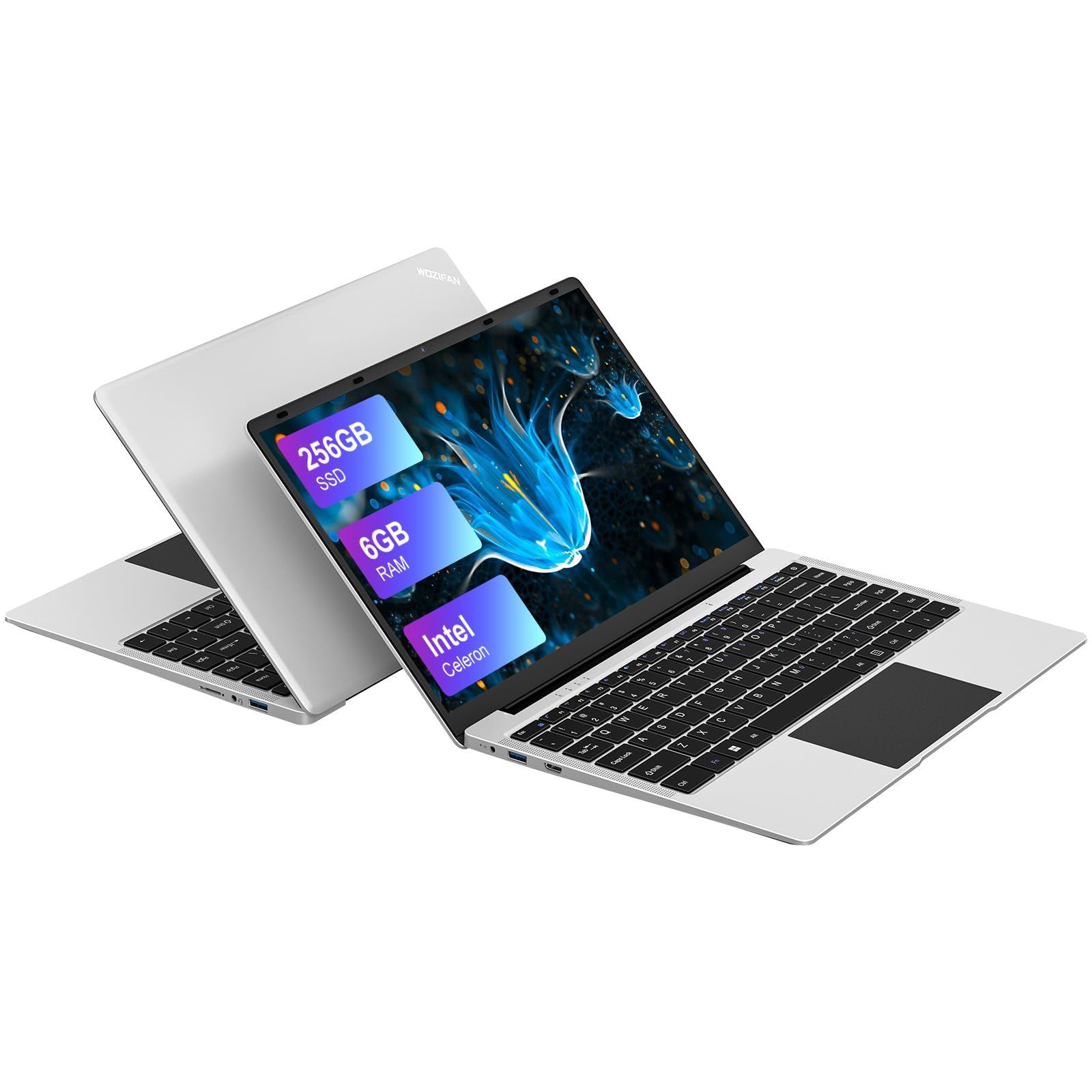 RAM 256GB 6GB SSD サポート 1TB 11 SSD 拡張 Win 従来のノートパソコン 2.4G+5G WiFi ノートパソコン Bluetooth 4.2 インチ USB HDMI 192x18 14 FHD 仕事勉強用ワイヤレスマウス付き