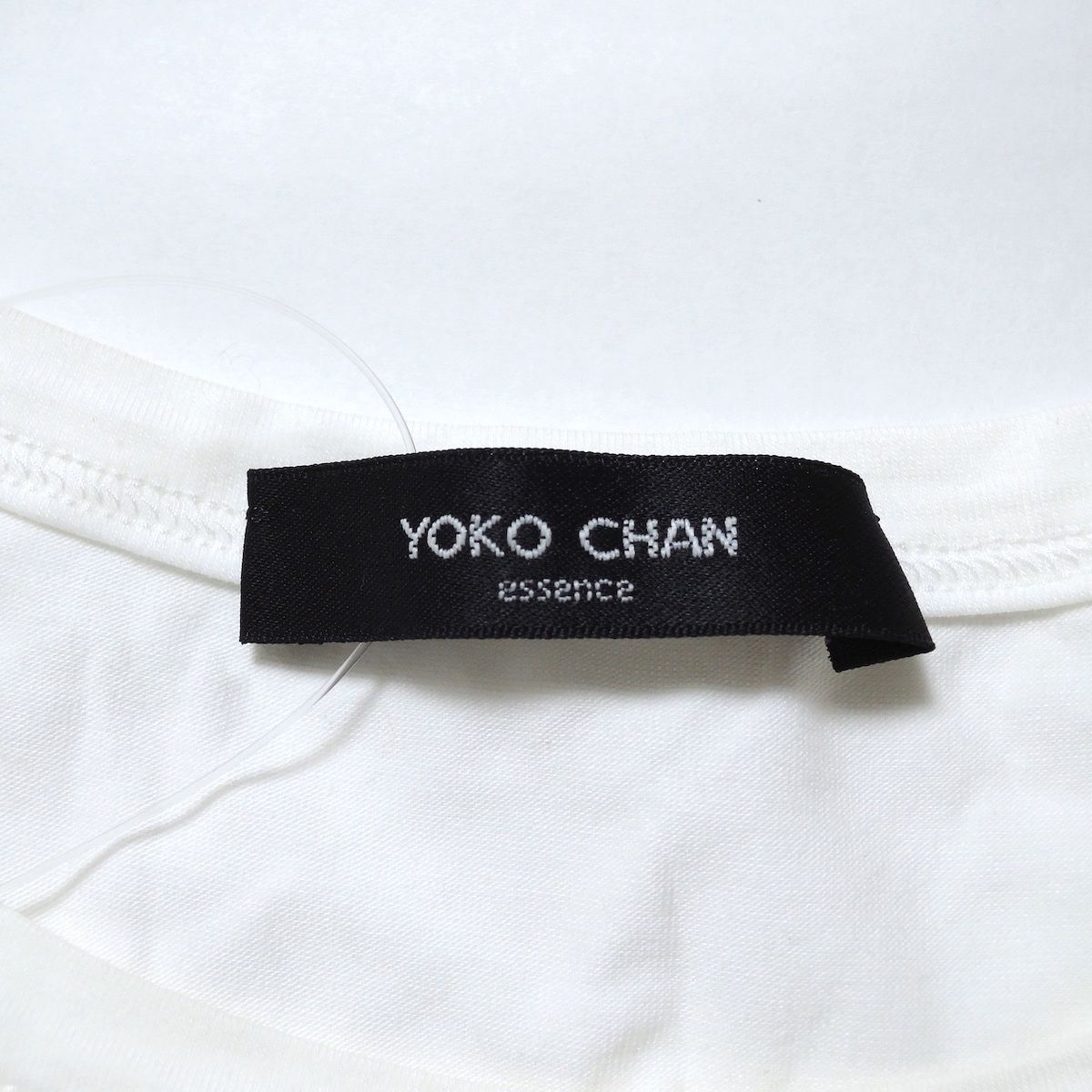 YOKO CHAN(ヨーコ チャン) 半袖カットソー サイズ36 S レディース美品  - 白 クルーネック/半袖/フリル