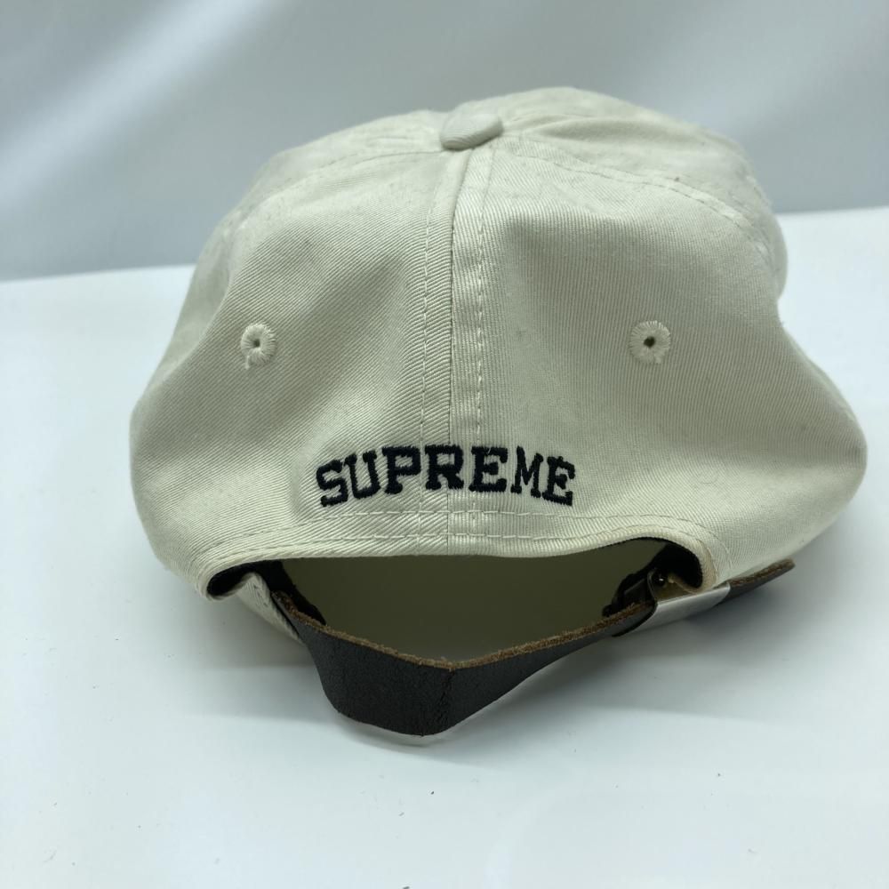 中古】SUPREME Pigment Print S Logo キャップ ホワイト[19