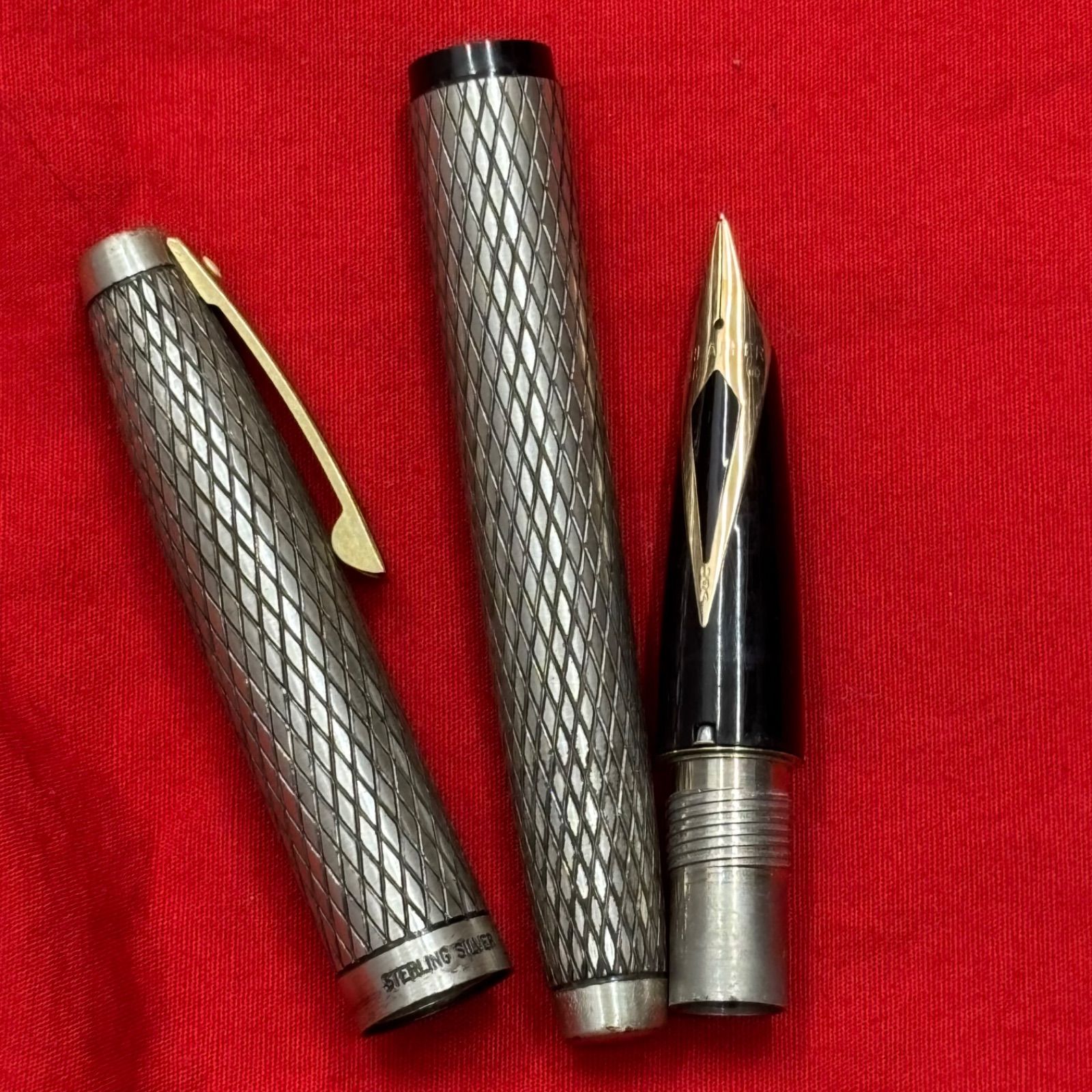 SHEAFFER 万年筆 14K STERLING SILVER シェーファー Sheaffer