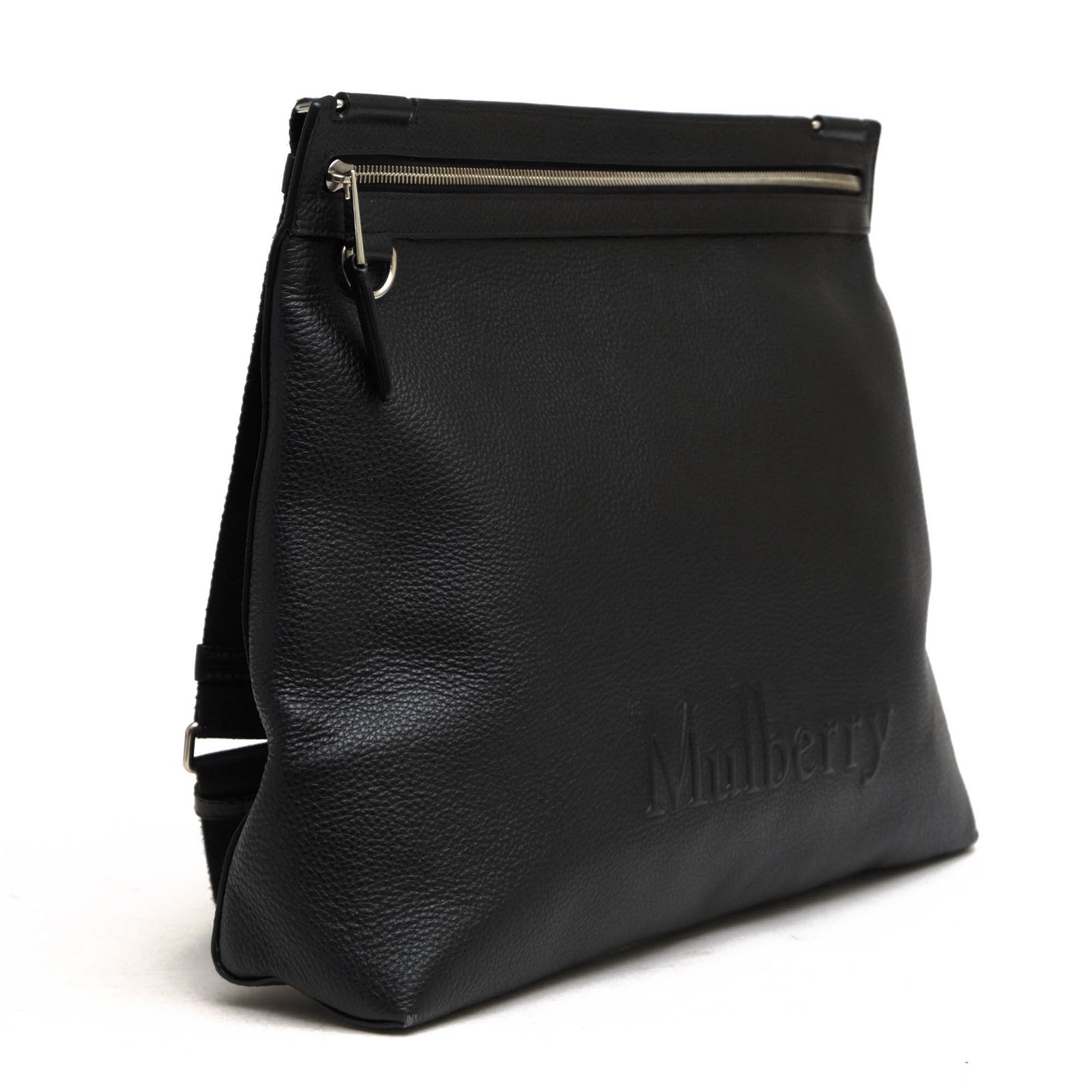 保存袋付き！MULBERRY/マルベリー レザー ハンドバッグ ブラウン/茶