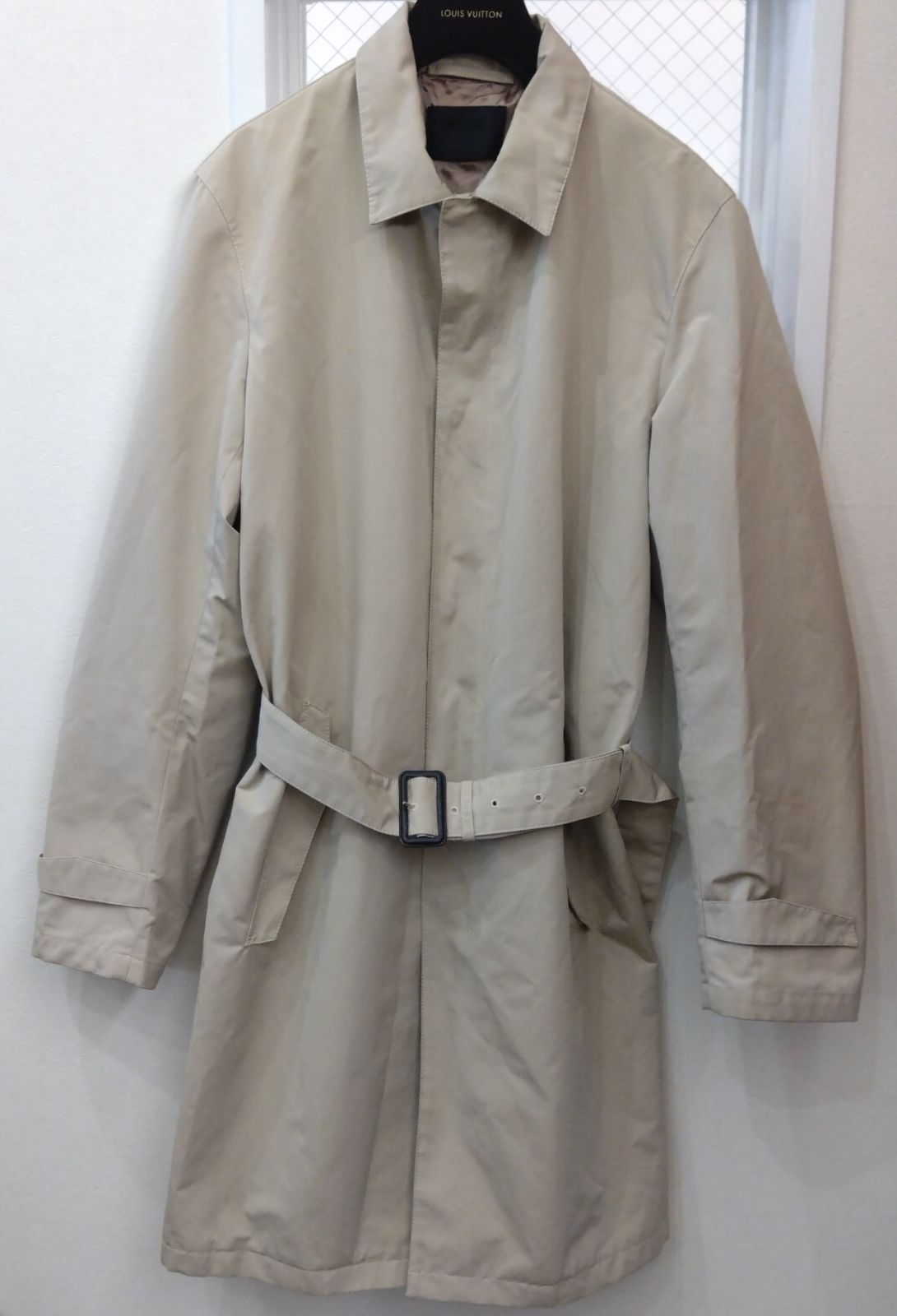 ☆2038 PRADA プラダ ベージュ ベルト付き スプリング トレンチ ☆2038 PRADA プラダ ベージュ ベルト付き スプリング トレンチ
